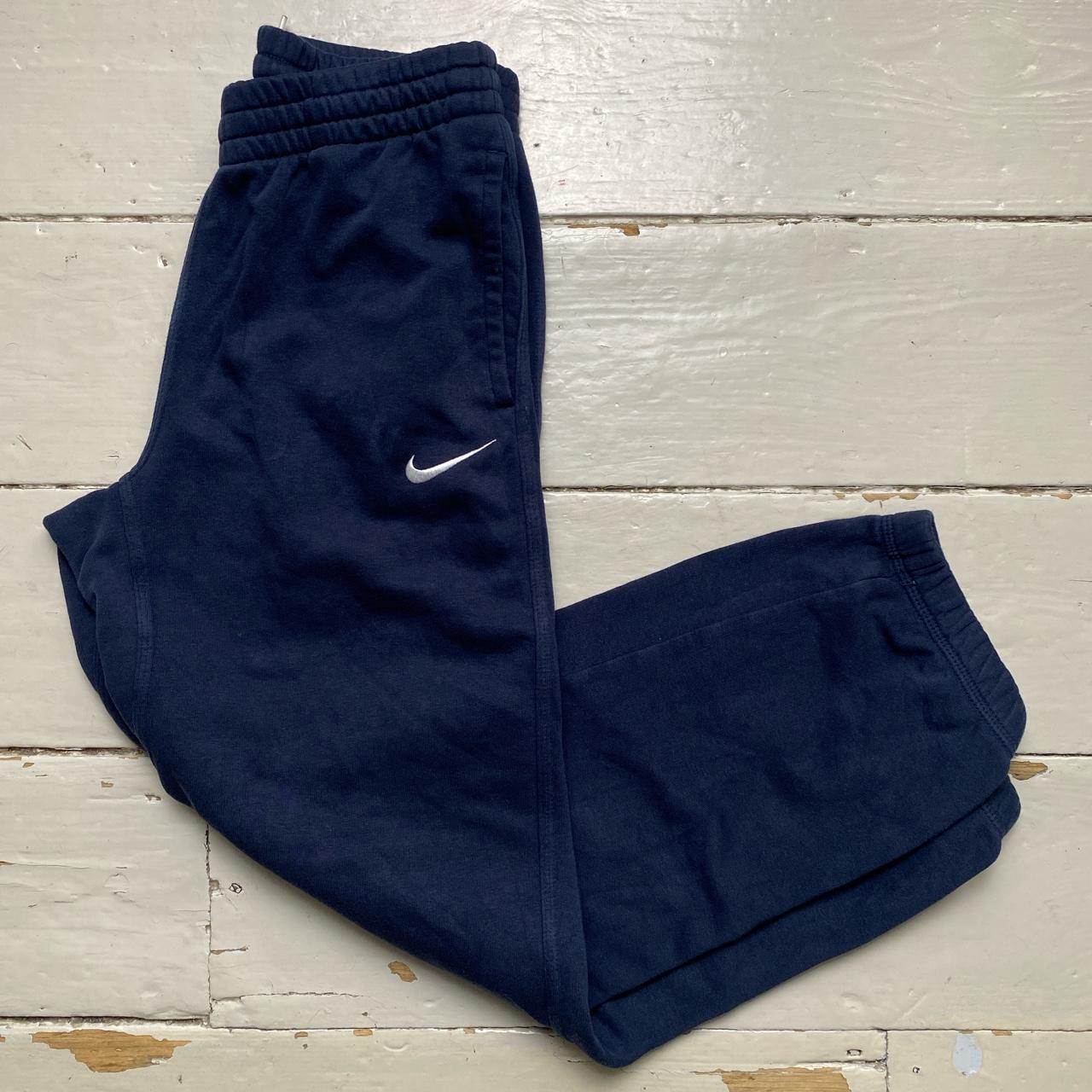 Nike Swoosh Navy and White Joggers