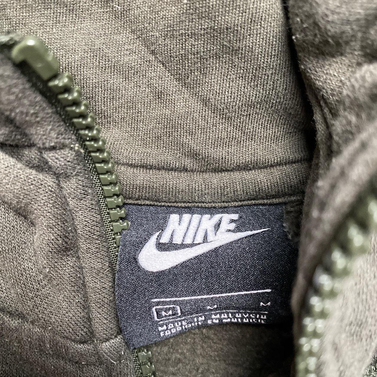 Nike Khaki Green and White Swoosh Full Tracksuit (M)
