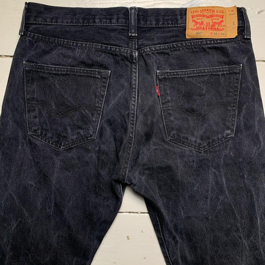 Levis 501 Black Stonewashed Jeans