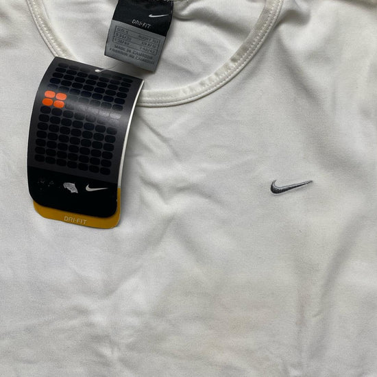 Nike Vintage Swoosh Vest T Shirt White (S)