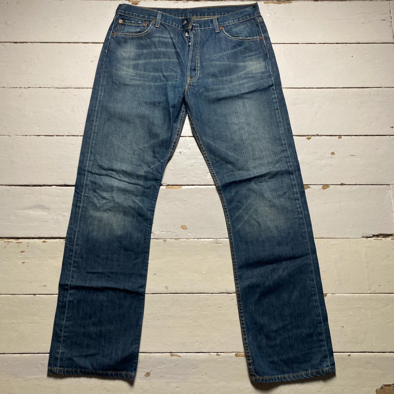 Levis 501 Baggy Navy Stonewash Jeans