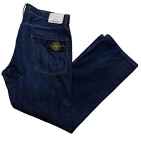 Stone Island Navy Baggy Jeans (36W)