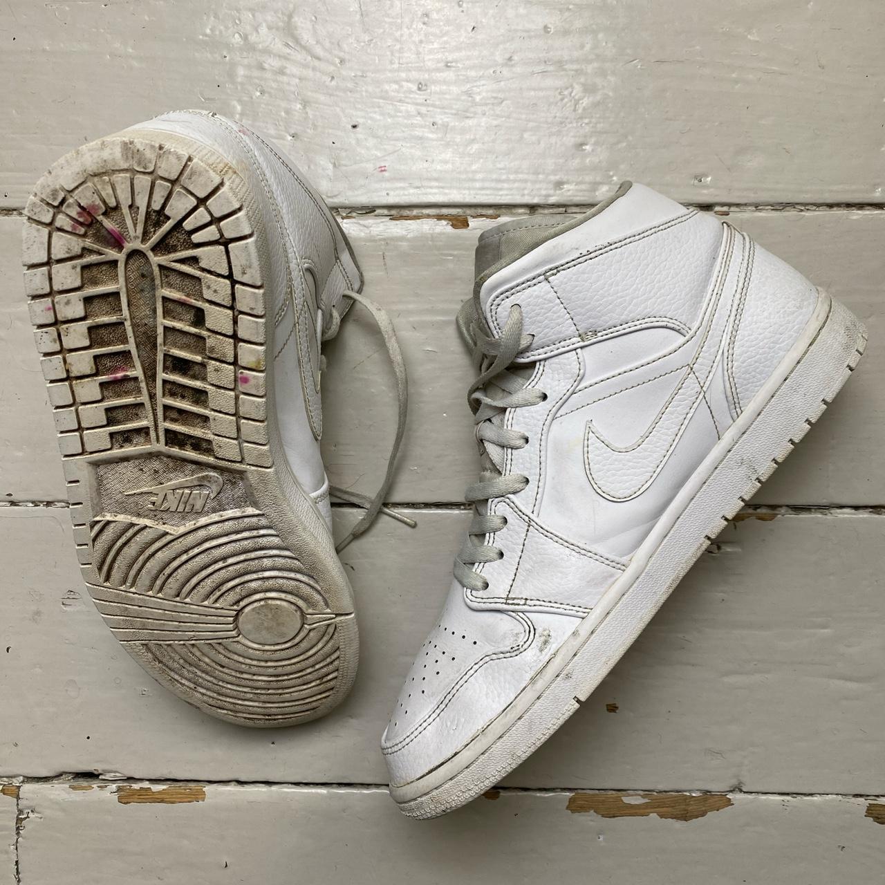 Jordan 1 White Mid