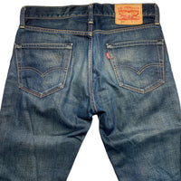 Levis 508 Dark Navy Stonewash Jeans (29W)