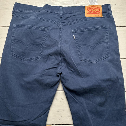 Levis 514 Navy Trouser Jeans