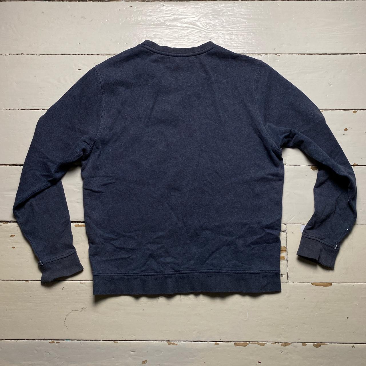 Lacoste Navy and Green Croc Jumper