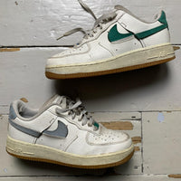 Nike Air Force 1 White Green Gum Sole