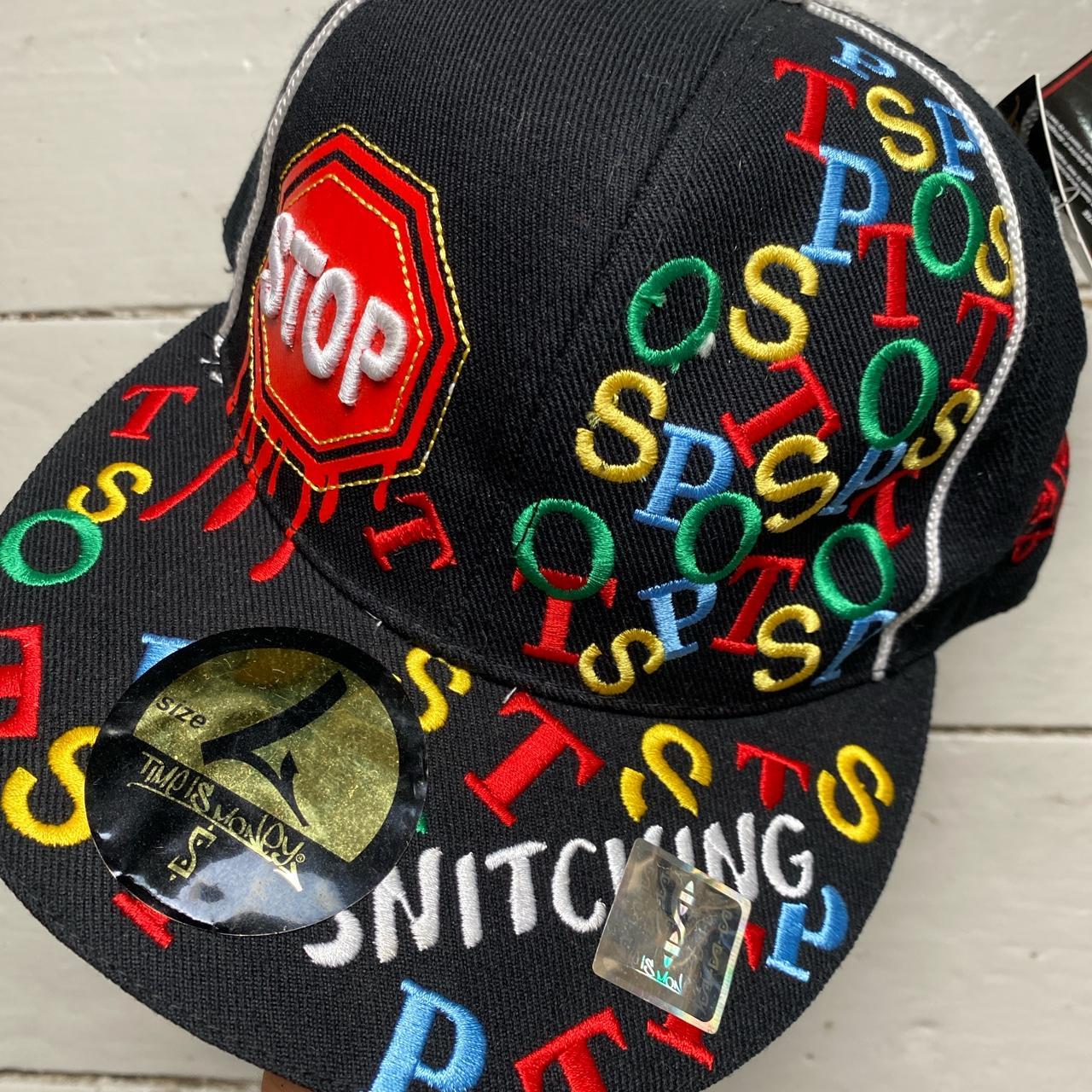 Time is Money Stop Snitching Fitted Vintage Cap