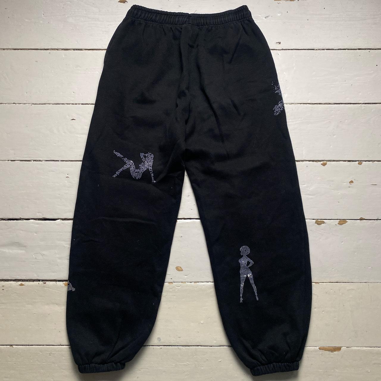 Unrealistic Ideals by Named Collective Black and Diamante Woman All Over Tracksuit