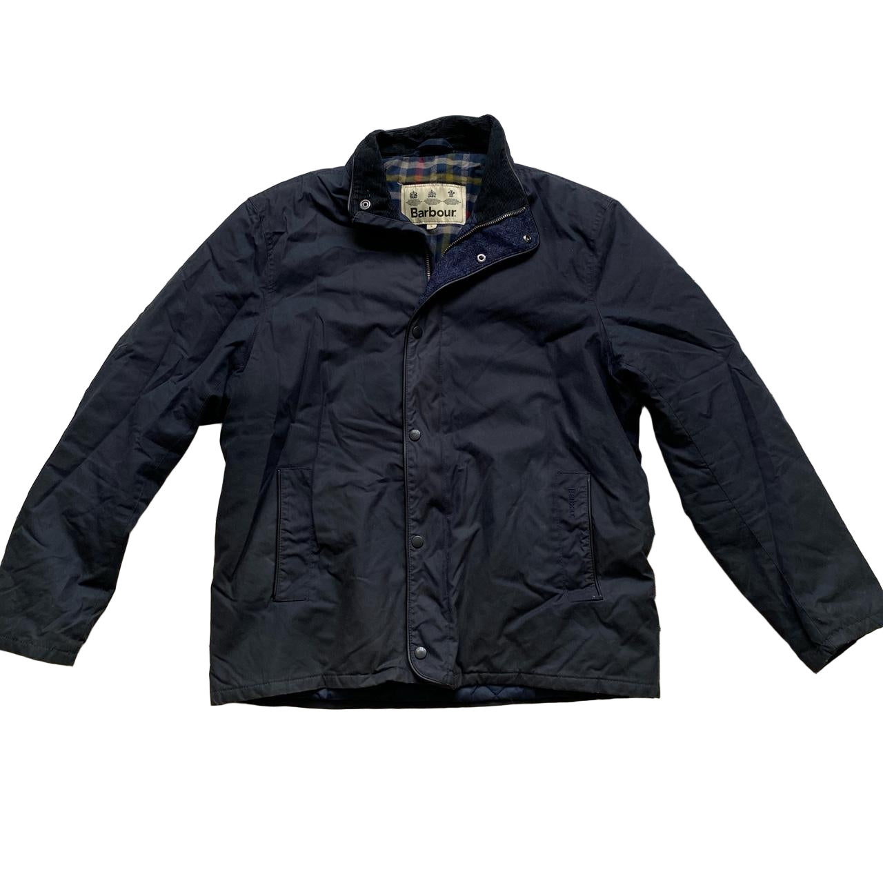 Barbour Buttermere Navy Quilted Jacket (L)