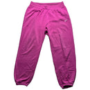 Nike Pink and White Swoosh Baggy Jogger Bottoms (XL)
