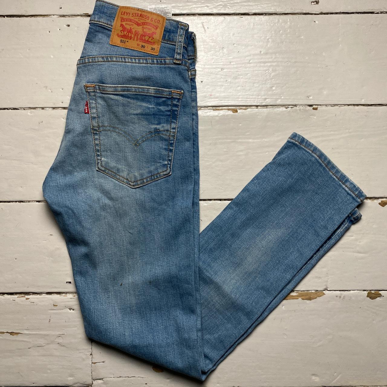 Levis 511 Light Blue Slim Jeans