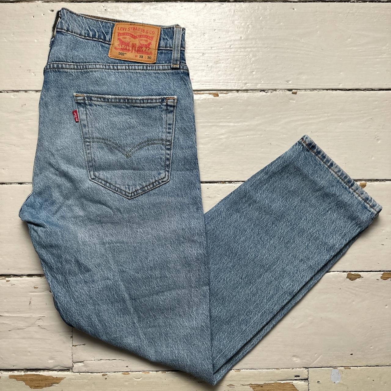 Levis 502 Baggy Light Blue Jeans