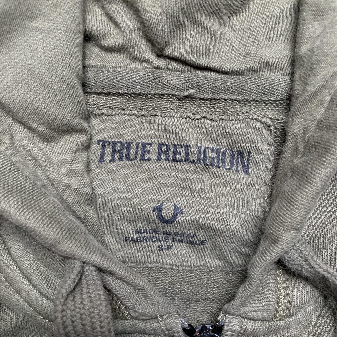 True Religion Olive Green Buddha Hoodie