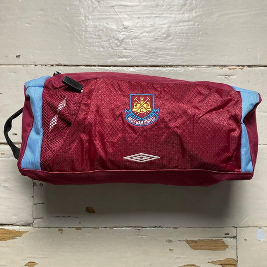 West Ham United Umbro Vintage Football Boot Bag/Toiletries Bag