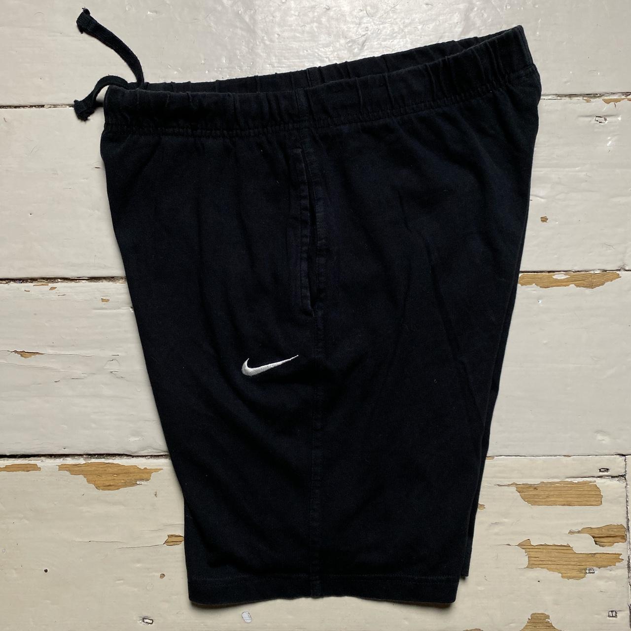 Nike Swoosh Black and White Shorts