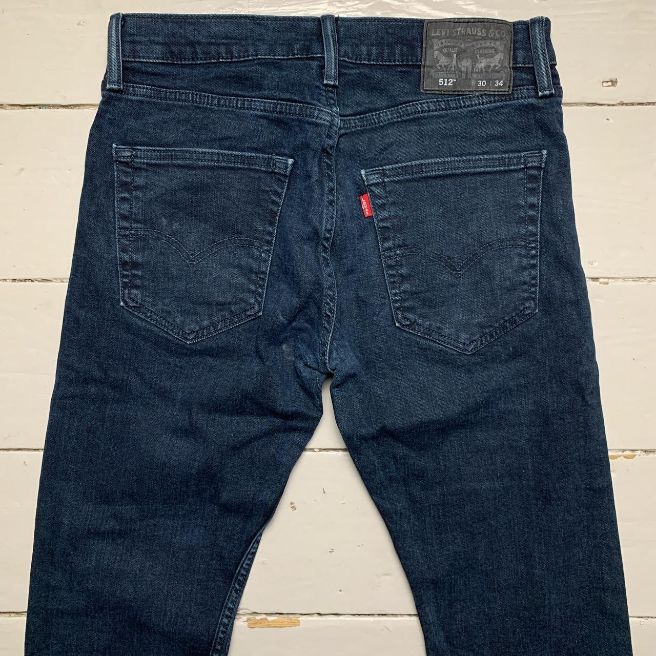 Levis 512 Navy Slim Jeans