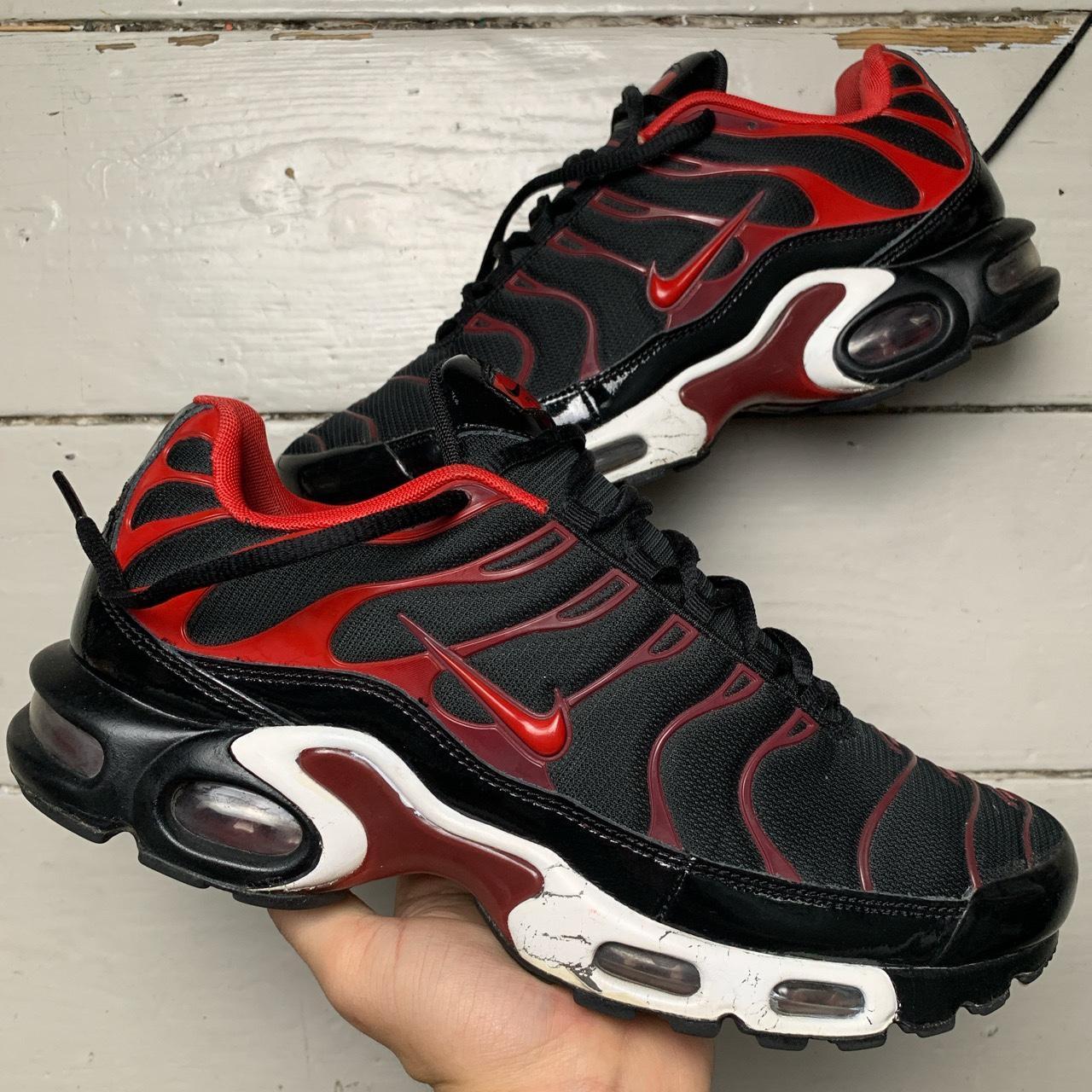 Nike TN Air Max Plus Bred Black and University Red