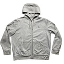 Ralph Lauren Polo Heather Grey and Black Pony Newer Season Full Tracksuit  (L/XL)