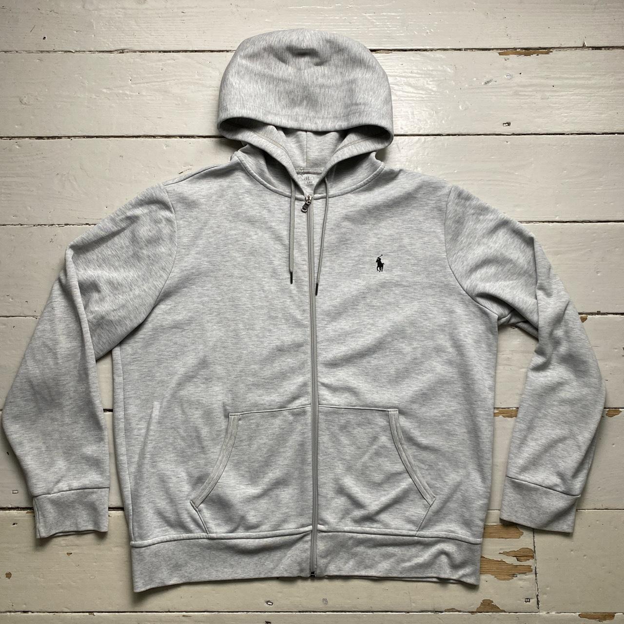 Ralph Lauren Polo Heather Grey and Black Pony Newer Season Full Tracksuit