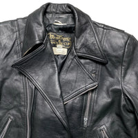 The Leather Ranch Motorbiker Leather Jacket (XL)
