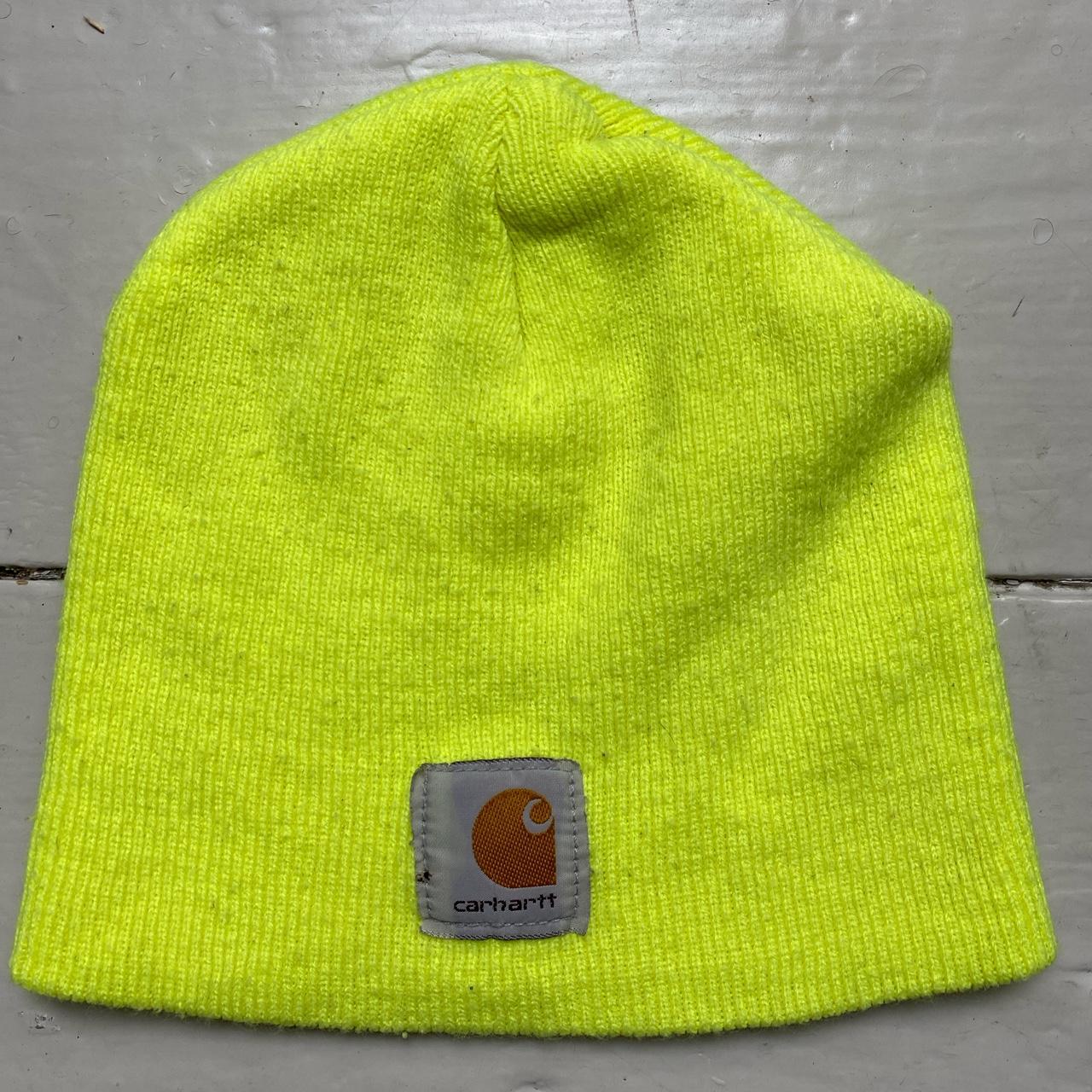 Carharrt Neon Yellow Beanie Hat