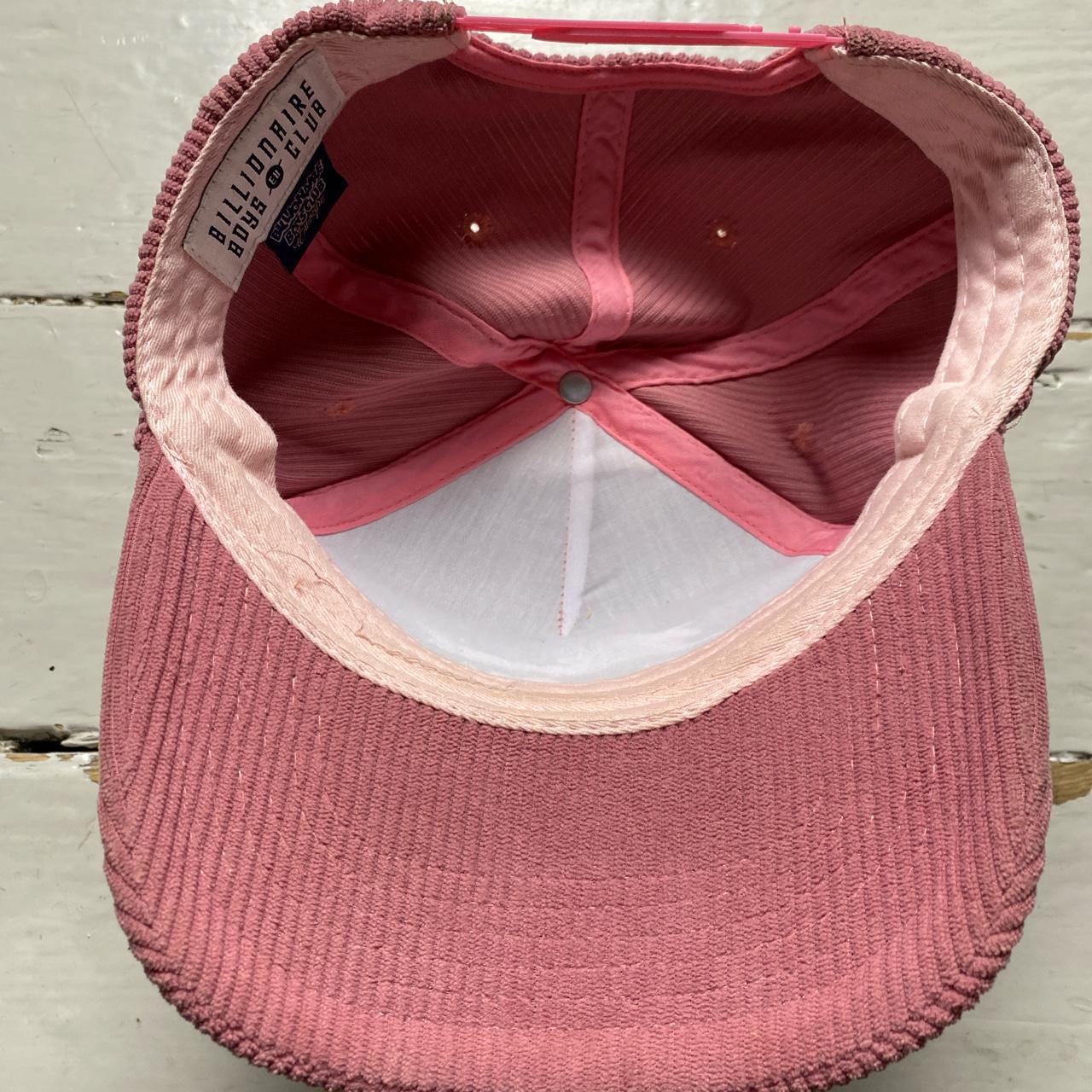 Billionaire Boys Club Pink Corduroy Suede Cap