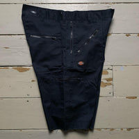 Dickies Ford Navy Cut Down Cargo Workman Trouser Shorts
