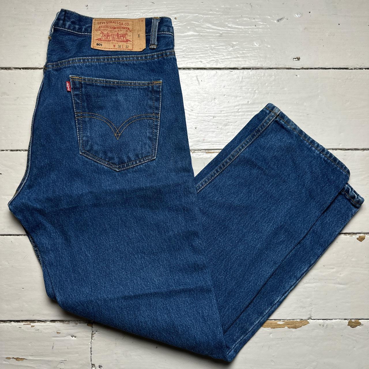 Levis 501 Big E Vintage Blue Jeans