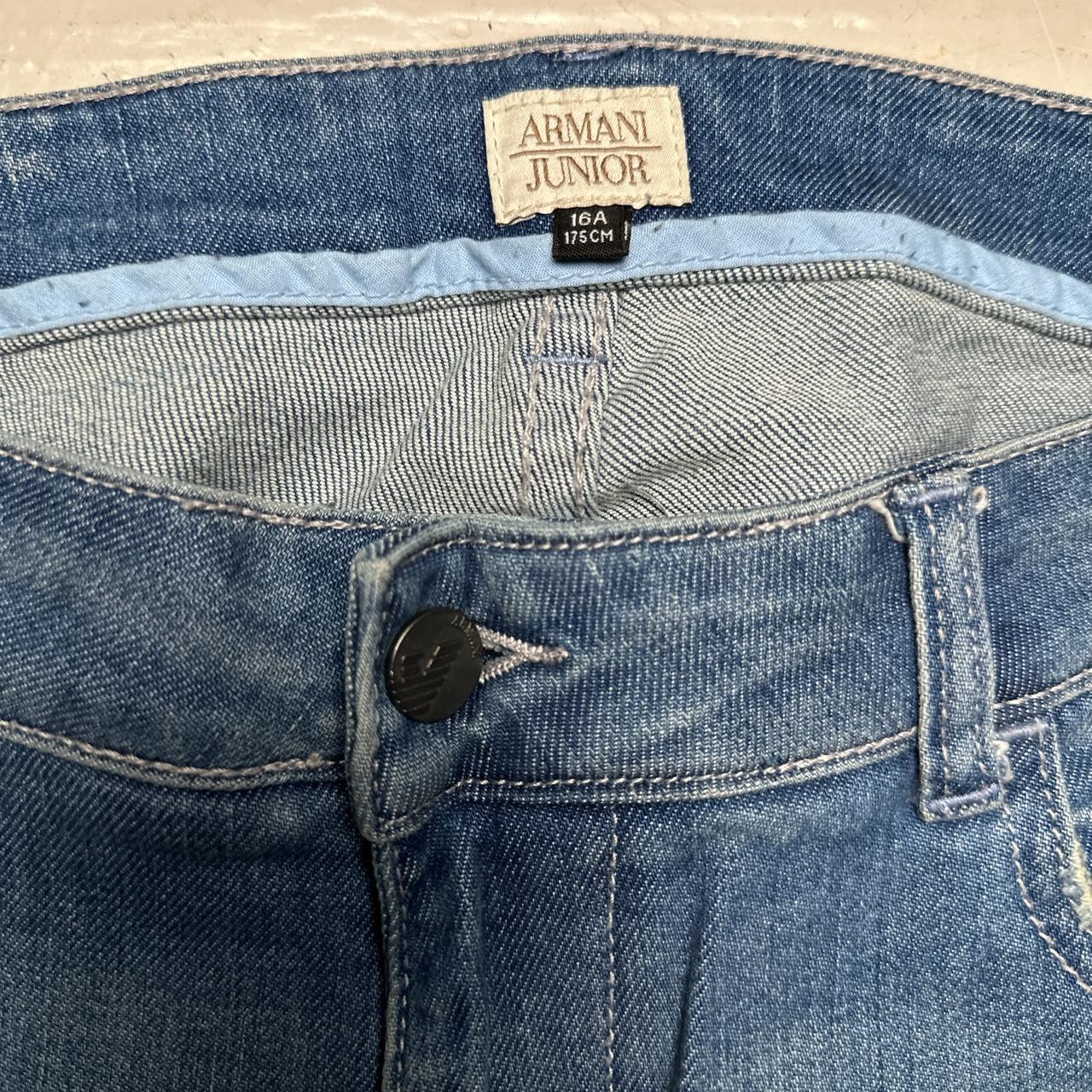 Armani Junior Light Blue Jeans