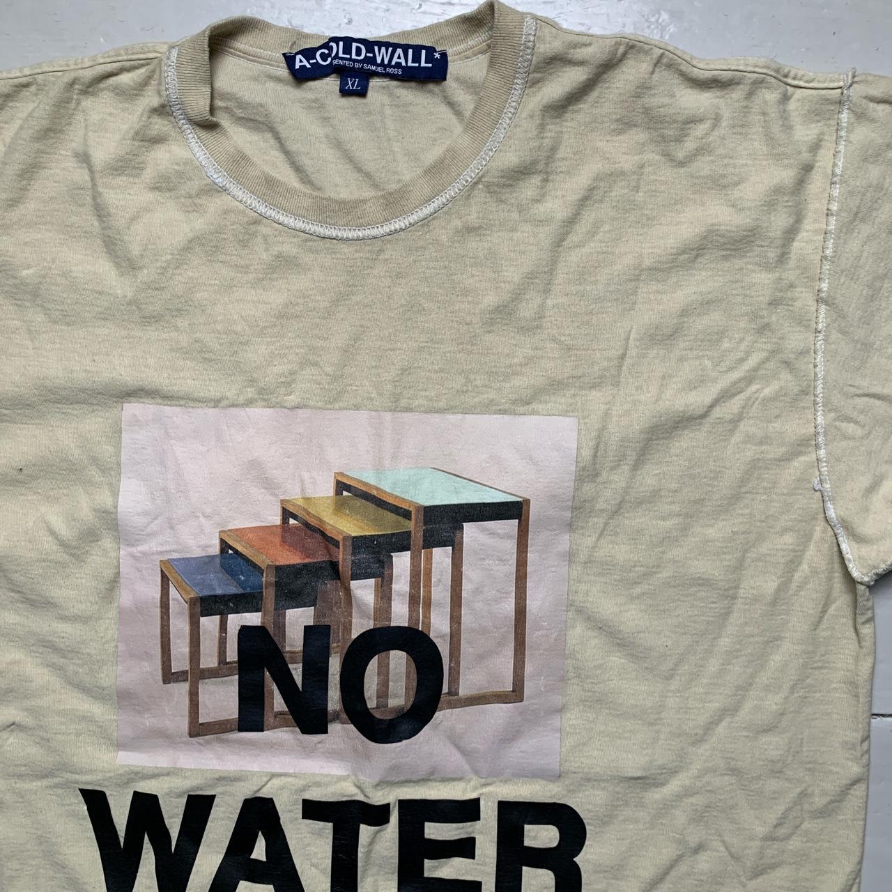 ACW A Cold Wall No Water Cream T Shirt