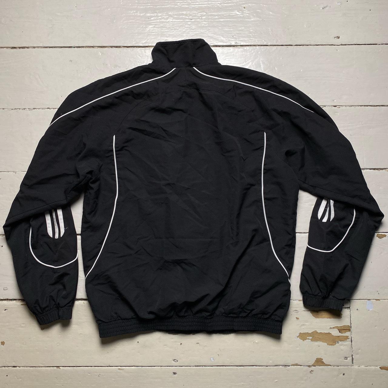 Adidas Vintage Shell Tracksuit Jacket Black and White