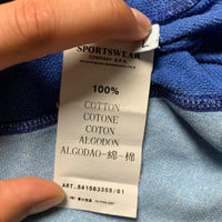 Stone Island Vintage Light Baby Blue Contrast Stitch Zip Button Quarter Zip Jumper (L)