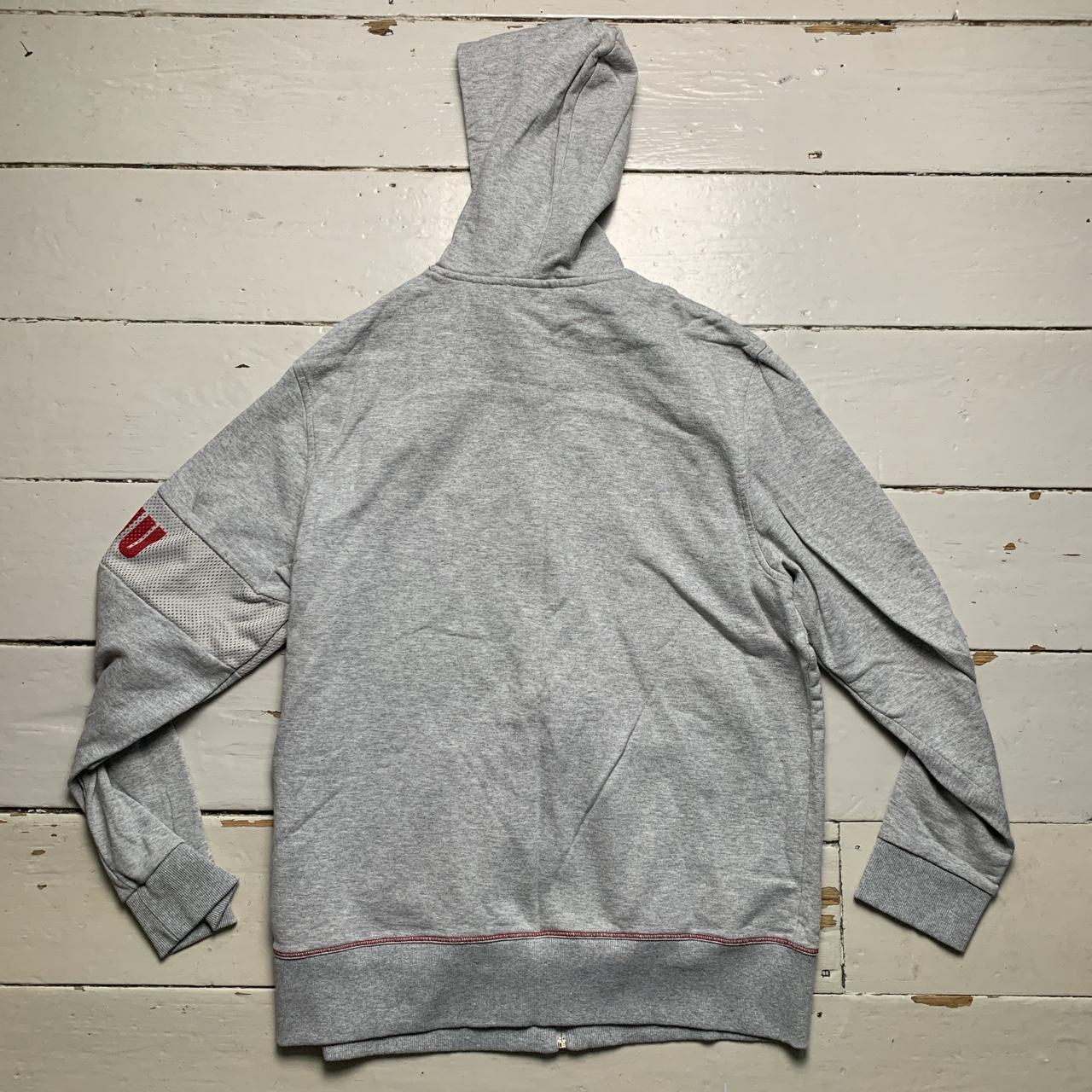 West Ham United Vintage Merch Grey Hoodie