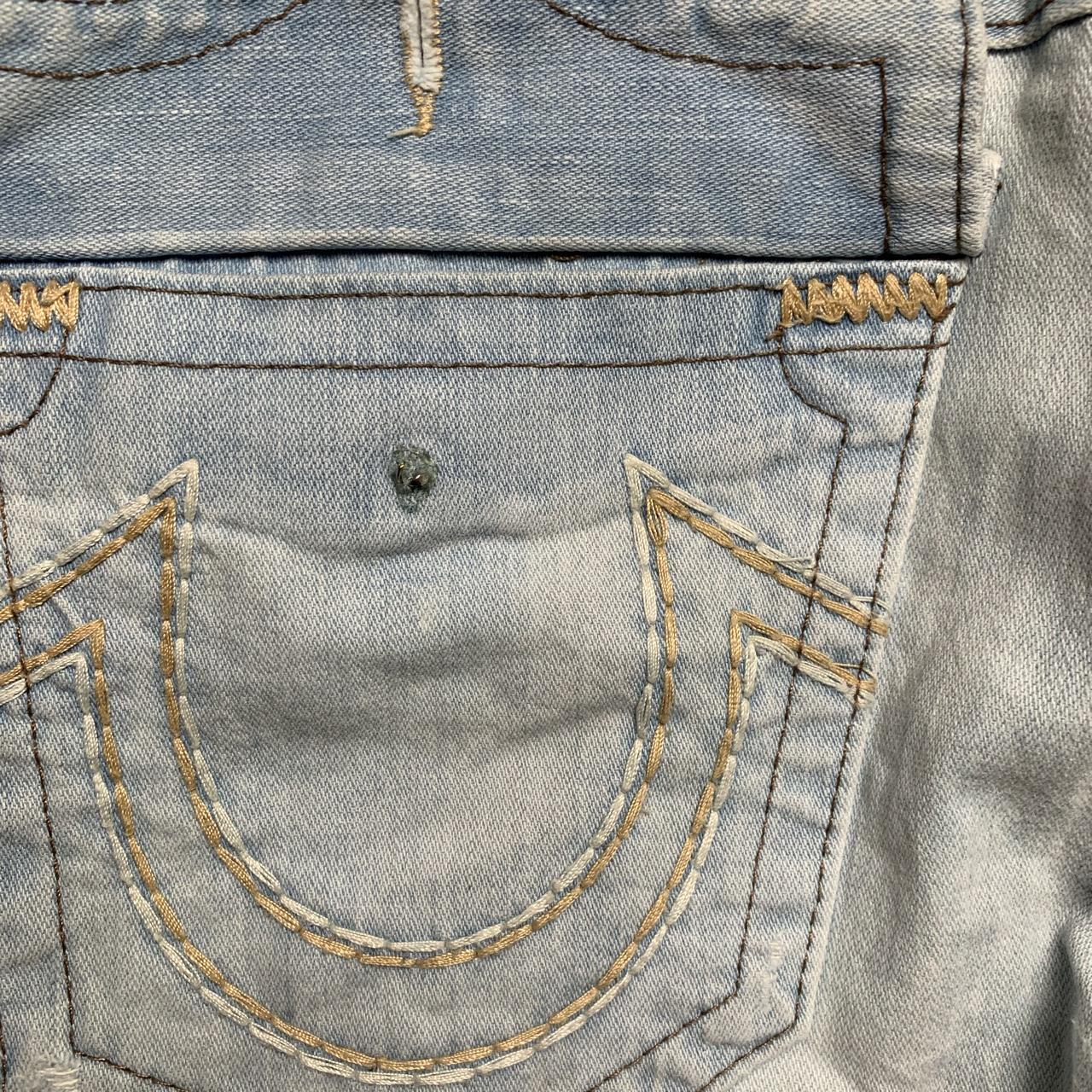 True Religion Ricky Super T Light Blue Jeans (30W)