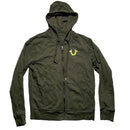 True Religion Olive Green Buddha Hoodie (S)