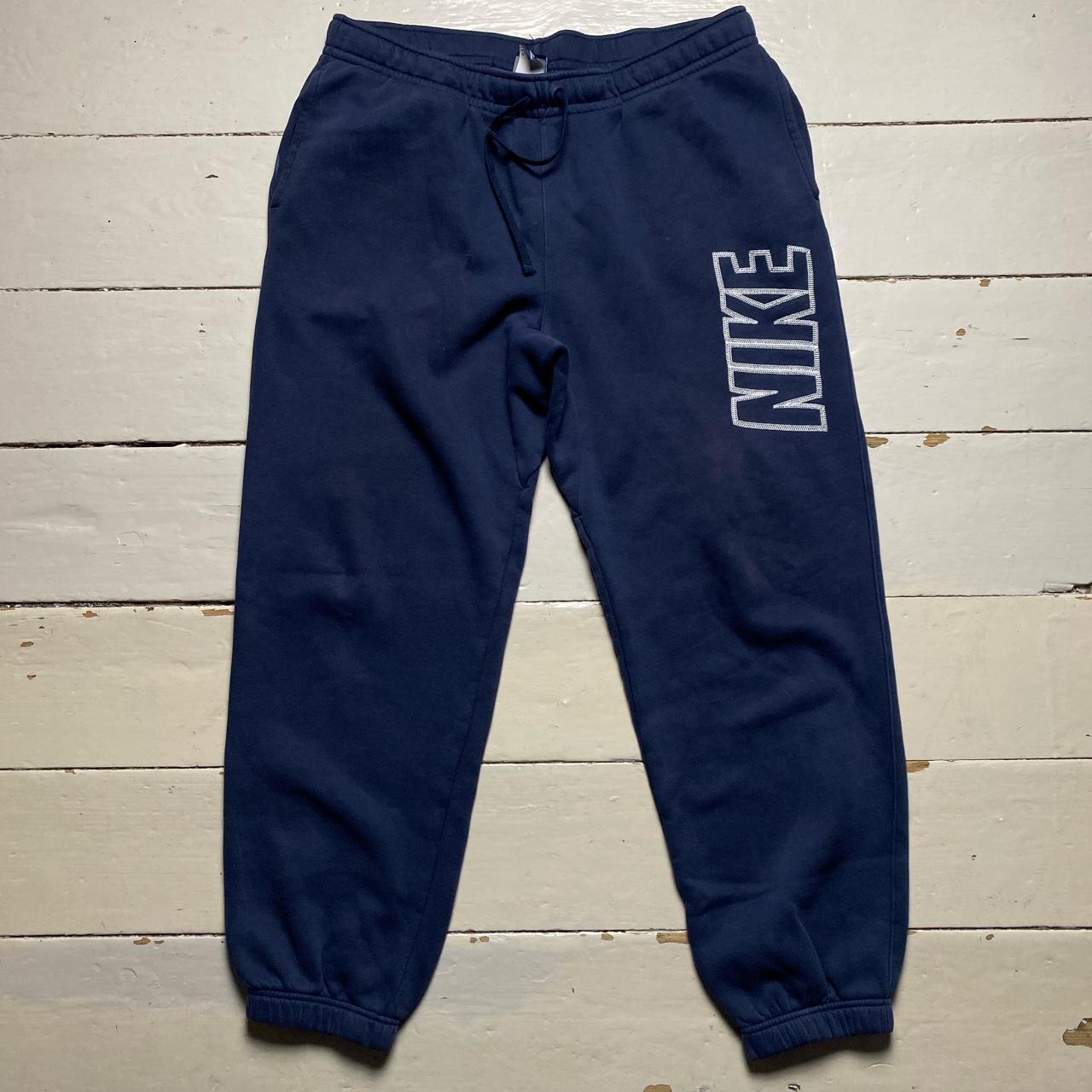 Nike Club Contrast Stitch Navy and White Bottoms
