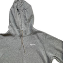 Nike Swoosh Grey and White Hoodie (S)