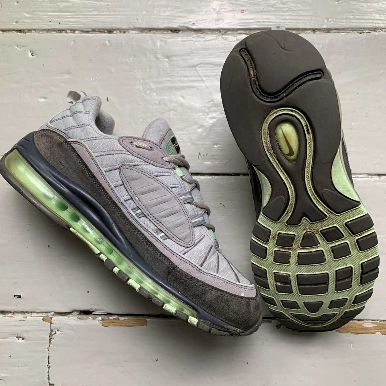 Air max 98 shop green and grey