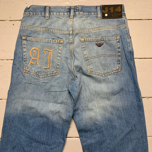 Armani J14 AJ Vintage Blue Stonewashed Jeans