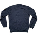 Stone Island Navy Crewneck Square Outline Repeat Jumper