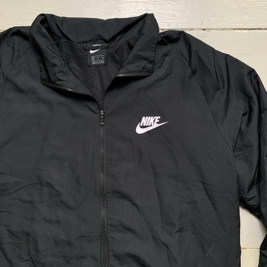 Nike Swoosh Black and White Shell Jacket