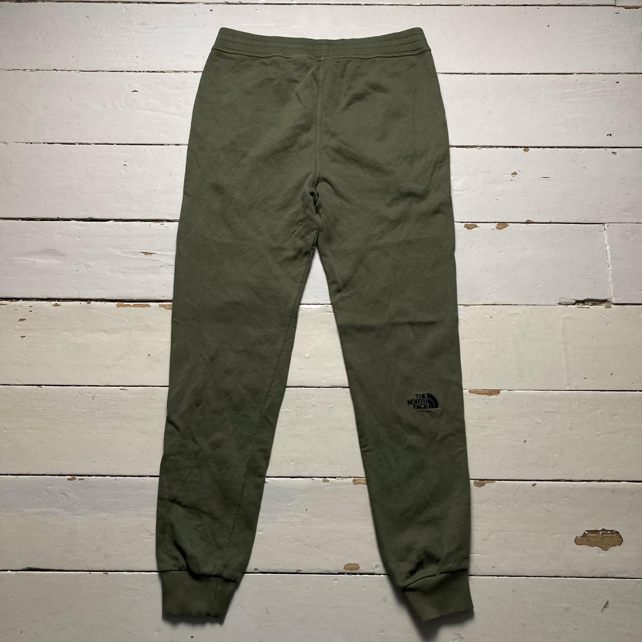 The North Face Olive Green and Black Joggers