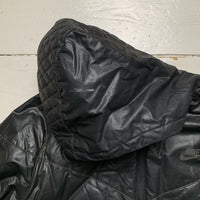 Nike Tech Leather Black Jacket