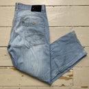 Armani Vintage J05 Light Blue Baggy Cargo Jeans