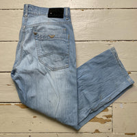 Armani Vintage J05 Light Blue Baggy Cargo Jeans