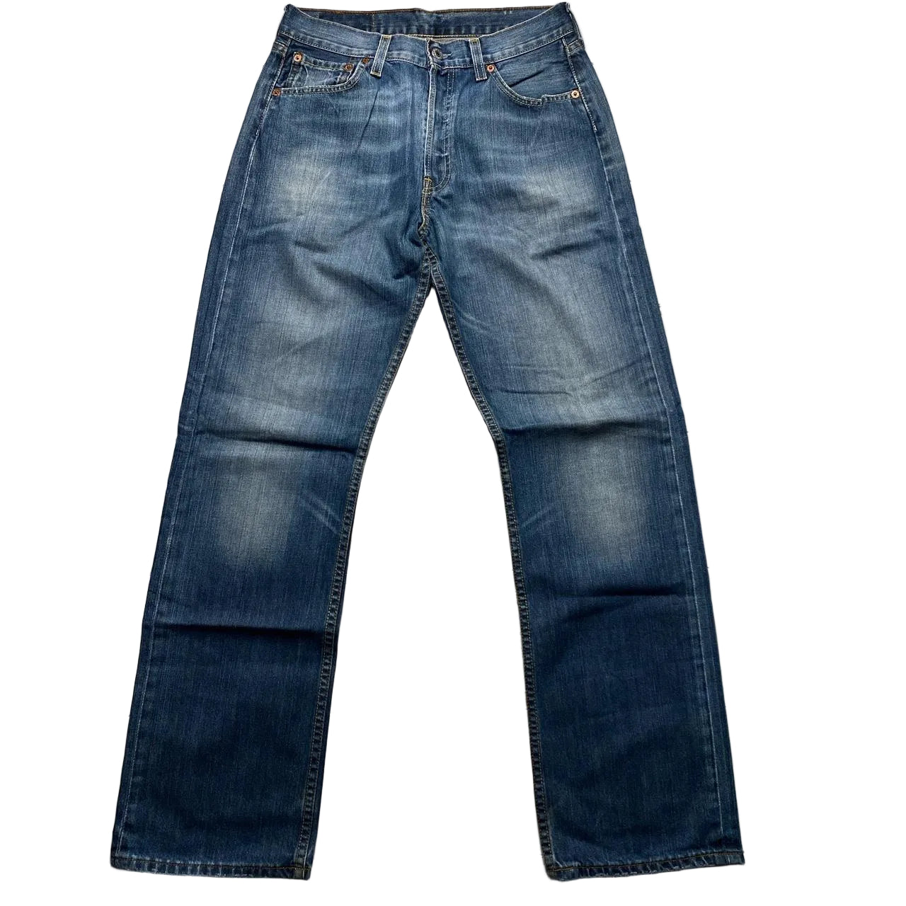 Levis 501 Light Blue Stonewashed Baggy Vintage Jeans (30W)