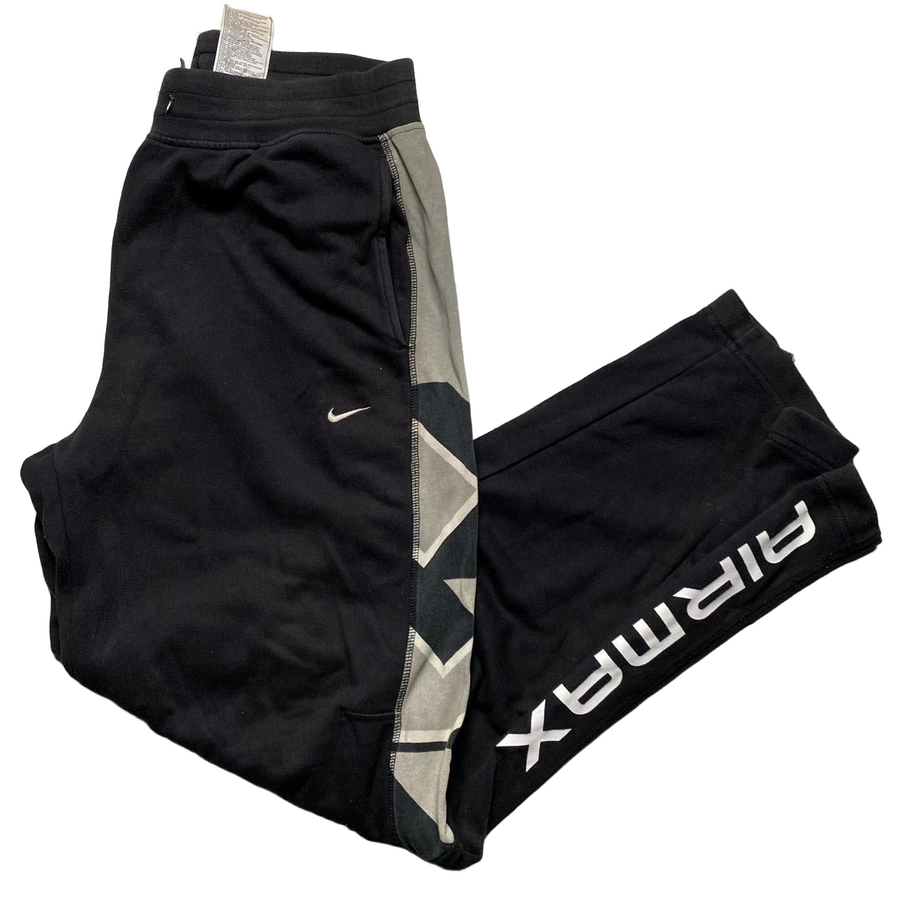 Nike Air Max 95 Vintage Baggy Black White and Grey Joggers (M)