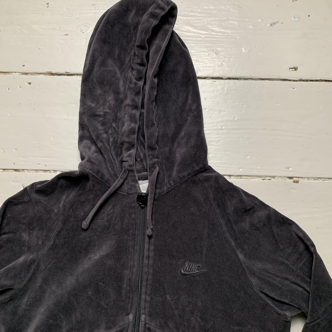 Nike Velour Black Hoodie