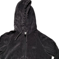 Nike Velour Black Hoodie (XS)